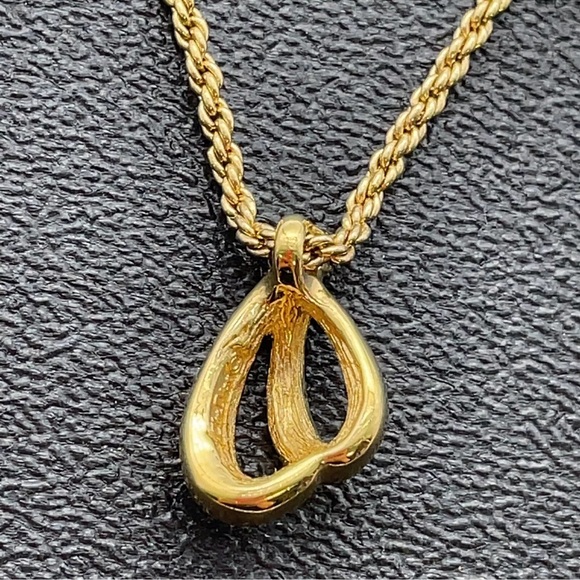 Authentic Christian Dior Long Necklace Gold plated - Picture 11 of 12